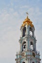 Architecture of Trinity Sergius Lavra, Sergiyev Posad, Moscow region, Russia. Main belfry Royalty Free Stock Photo