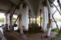 architecture under the bridge