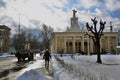 Architecture of VDNKH park in Moscow. Royalty Free Stock Photo