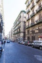 Architecture view of a living block from Naples