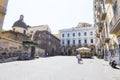 Architecture view of a living block from Naples