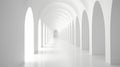 architecture white wall corridor background