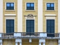Architecture and windows of ancient renaissance style classical Royalty Free Stock Photo