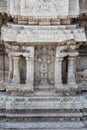 Architecture of world heritage site Hampi temple ruines.