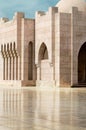 The Yard of Mosque El Mustafa in Sharm El Sheikh. Egypt. Royalty Free Stock Photo