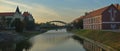 Architecture in Zrenjanin, small town in Serbian province Vojvodina