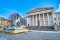 The Hungarian National Museum and Janos Arany statue, Budapest, Hungary