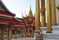 Architeture Buddhist Building Wat Buakwan temple in bangkok thailand