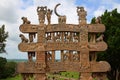 Architraves of the north gateway toran to the Great Stupa stupa No. 1 at SÃÂnchi, Madhya Pradesh, India.