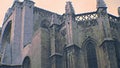 Archival Tarragona Cathedral clock tower