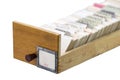 Archive box from the library Royalty Free Stock Photo