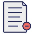 Archive document  Isolated Vector icon which can easily modify or edit Royalty Free Stock Photo