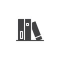 Archive folders vector icon