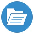 Archive Isolated Vector Icon which can easily modify Royalty Free Stock Photo