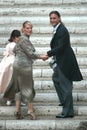 ARCHIVE: MARRIAGE OF FRANCESCO TOTTI AND ILARY BLASI, ROME 19.05.2005 Royalty Free Stock Photo