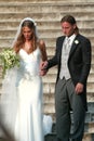 ARCHIVE: MARRIAGE OF FRANCESCO TOTTI AND ILARY BLASI, ROME 19.05.2005 Royalty Free Stock Photo