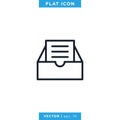 Archive Storage Icon Vector Design Template. Royalty Free Stock Photo