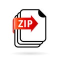 Archive zip file icon