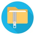 Archives, compressed folder Color Vector icon which can easily modify or edit