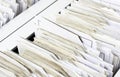 Archives documents pile of old paper files Royalty Free Stock Photo
