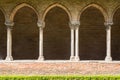 Archs in the Cloister of Toulouse Cathedral, France