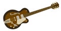 Archtop guitar Royalty Free Stock Photo