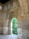 Archway at the Alhambra in Granada, Spain Royalty Free Stock Photo