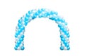 Balloon Archway door Blue and white, Arches wedding, Balloon Festival design decoration elements with arch floral design isolated