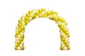 Balloon Archway door Yellow Gold and white, Arches wedding, Balloon Festival design decoration elements with arch floral design is