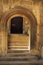 Archway into Bodelian Library, Oxford University Royalty Free Stock Photo