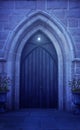 Nighttime Door Archway