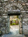 Archway Doorway of The Priests` House Glendalough County Wicklow Ireland Royalty Free Stock Photo