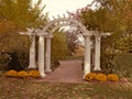 Archway in Fall Royalty Free Stock Photo