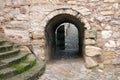 Archway and gate in Baba Vida castle Royalty Free Stock Photo