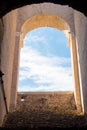 Archway inside Colosseum, Rome, Italy Royalty Free Stock Photo