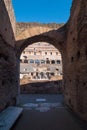 Archway inside Colosseum, Rome, Italy Royalty Free Stock Photo