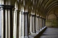 archway inside salisbury cathedral in salisbury