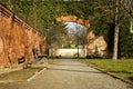 Archway in a park in Gommern, Germany Royalty Free Stock Photo