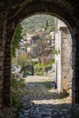 Archway passage among the Stari Bar ruins