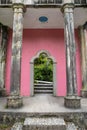 Archway from the Piazza in Portmeirion, North Wales Royalty Free Stock Photo