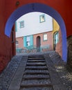 Archway in Portmeirion in North Wales, UK Royalty Free Stock Photo