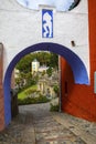 Archway in Portmeirion, North Wales, UK Royalty Free Stock Photo