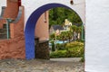 Archway in Portmeirion, North Wales, UK Royalty Free Stock Photo