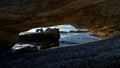 The archway rock at Wharariki Beach, Golden Bay, New Zealand