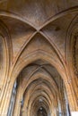 Archway of Saint Servatius Basilica at the Vrijthof Square, Maastricht, Netherlands