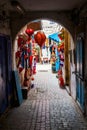 Archway in the souks of Essaouira