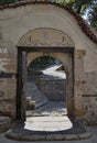 Archway st. The Virgin Mary church Plovdiv Royalty Free Stock Photo