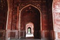 Archway of the Taj Mahal, Agra, Uttar Pradesh, India Royalty Free Stock Photo