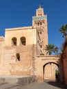 Archway to the Koutoubia Mosque Royalty Free Stock Photo