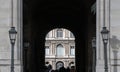 Archway to the Louvre courtyards